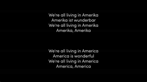 rammstein amerika song meaning